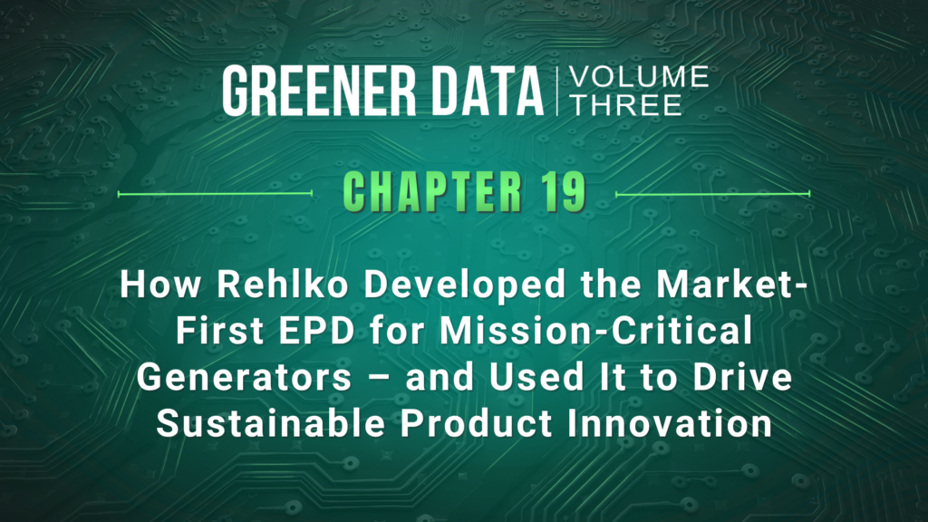 greener data volume Environmental Product Declarations for Data Centers