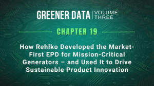 greener data volume Environmental Product Declarations for Data Centers