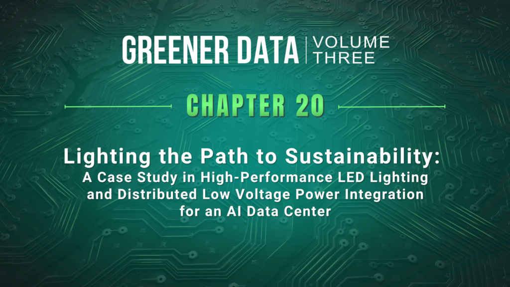 greener data data center lighting efficiency