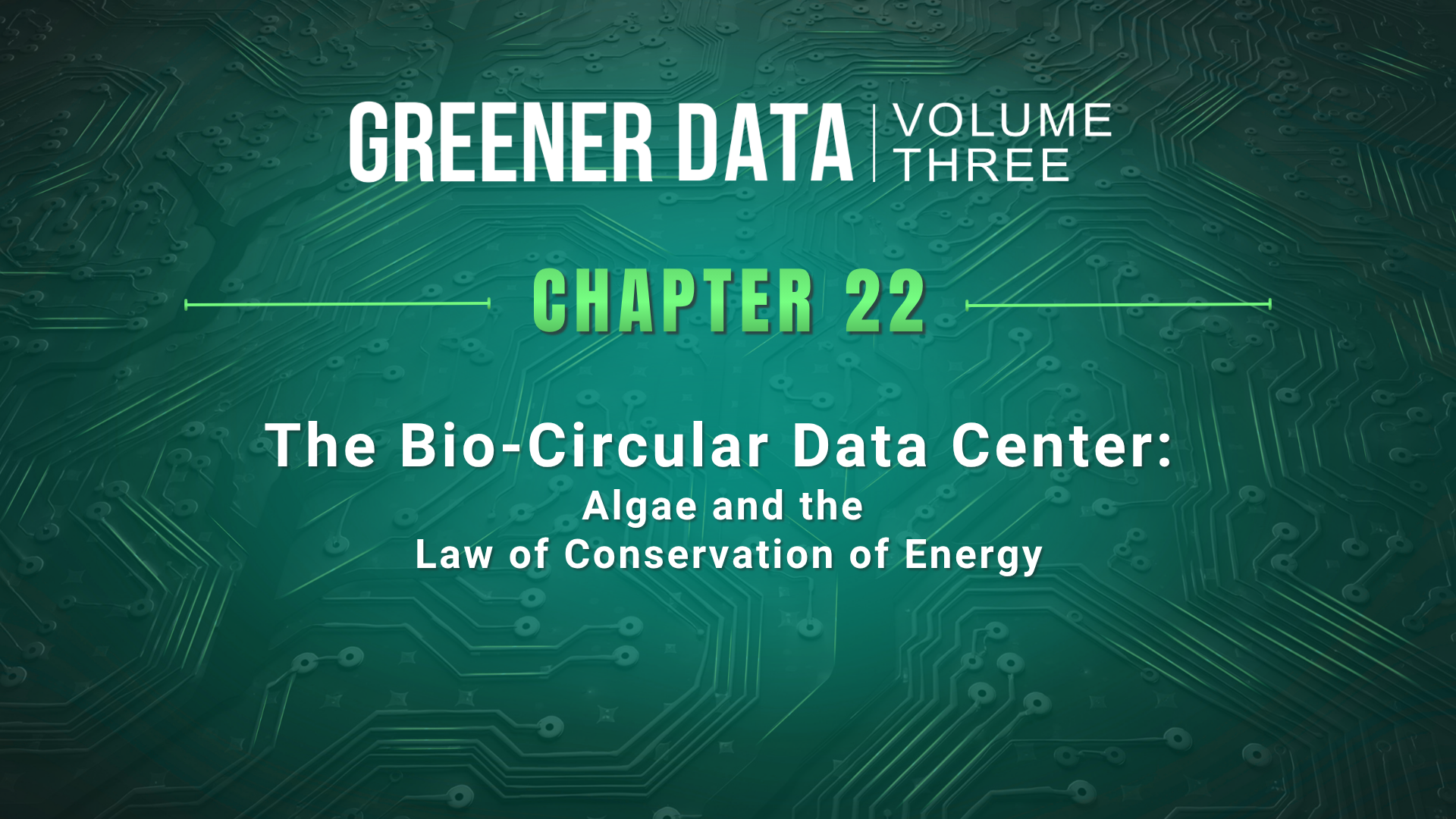 greener data bio-circular data center
